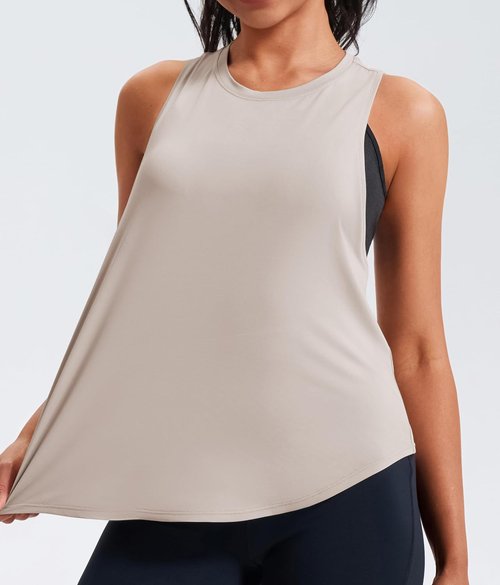 JOYSPELS Workout Tank Tops - Quick Dry Ice Silk Athletic Shirts for Women | Loose Fit Sleeveless Gym Wear