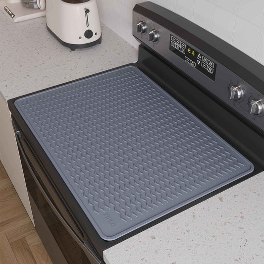 XiFEO Stove Top Covers for Electric Stove, Food Grade Heavy Duty Silicone Glass Stove Top Cover Protector, Induction Cooktop Protector, Heat Resistant Range Ceramic Stove Top Covers Mat, Oven Cover
