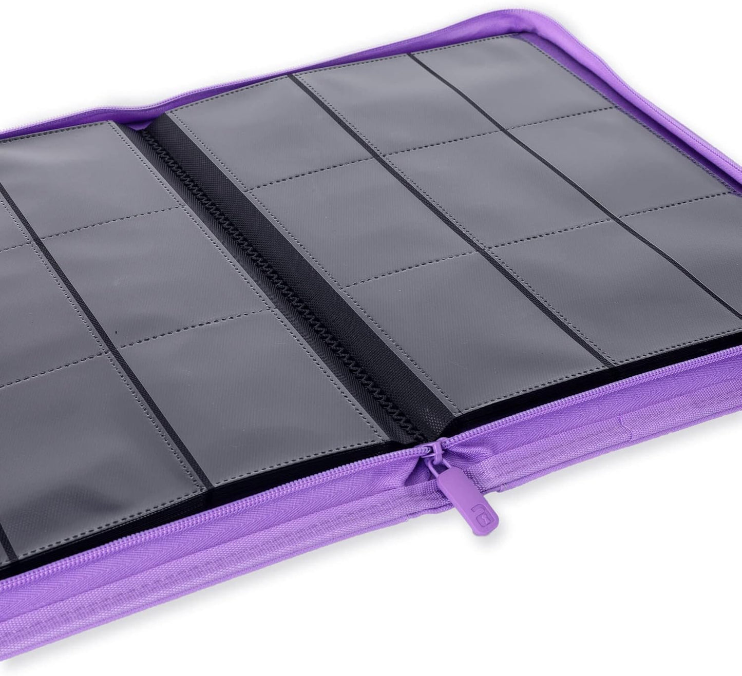 Vault X 9 Pocket Trading Card Binder - Premium Exo-Tec Material, Holds 360 Cards | Purple, 20 Pages