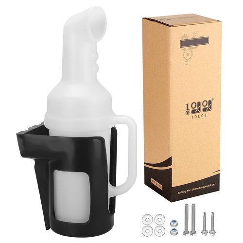 10L0L Universal Golf Cart Sand Bottle with Holder for Yamaha EZGO Club Car, Divots Filler Sand & Seed Bottle