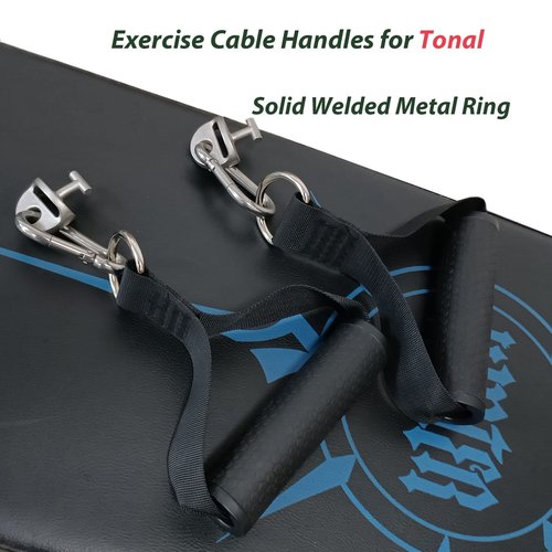 JILINWEI 1Pair Tonal Accessories with T Lock Adapter,Tonal Gym Machine Accessories,Exercise Handles Cable Machine Handles Attachment for Tonal