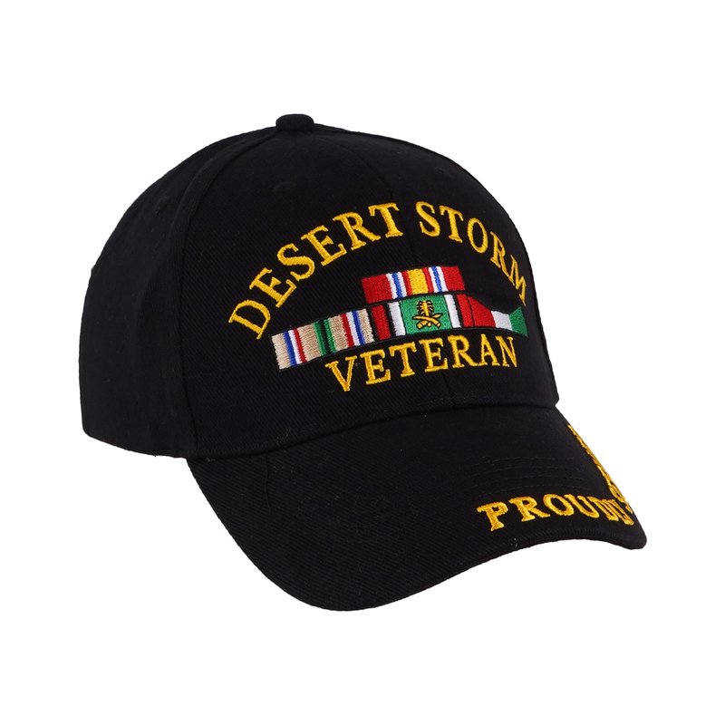 Trendy Zone 21 Veteran Desert Storm Cap | Officially Licensed Caps | Stylish Headwear for Veterans Stylish 100% Cotton Baseball Hat