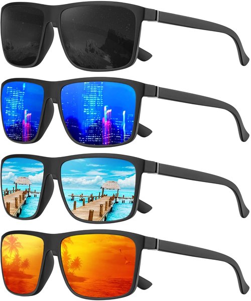 KALIYADI Polarized Men's Sunglasses - Classic UV Protection for Fishing, Driving & Golf