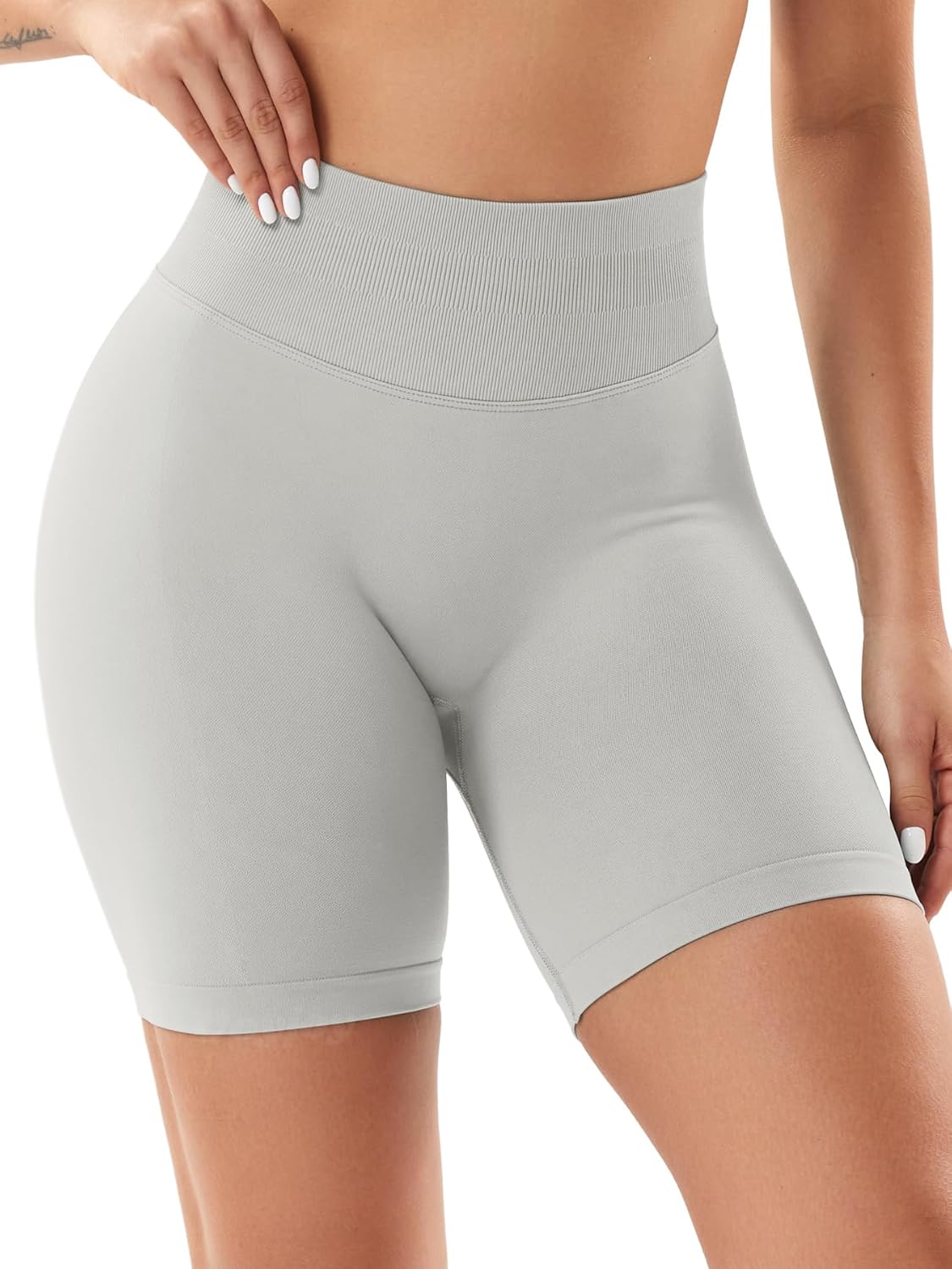 VOYJOY Women's Workout Shorts - Scrunch Butt Lifting Seamless Gym Biker Shorts | 2.5"/3.6"/4.5"/6" Sizes