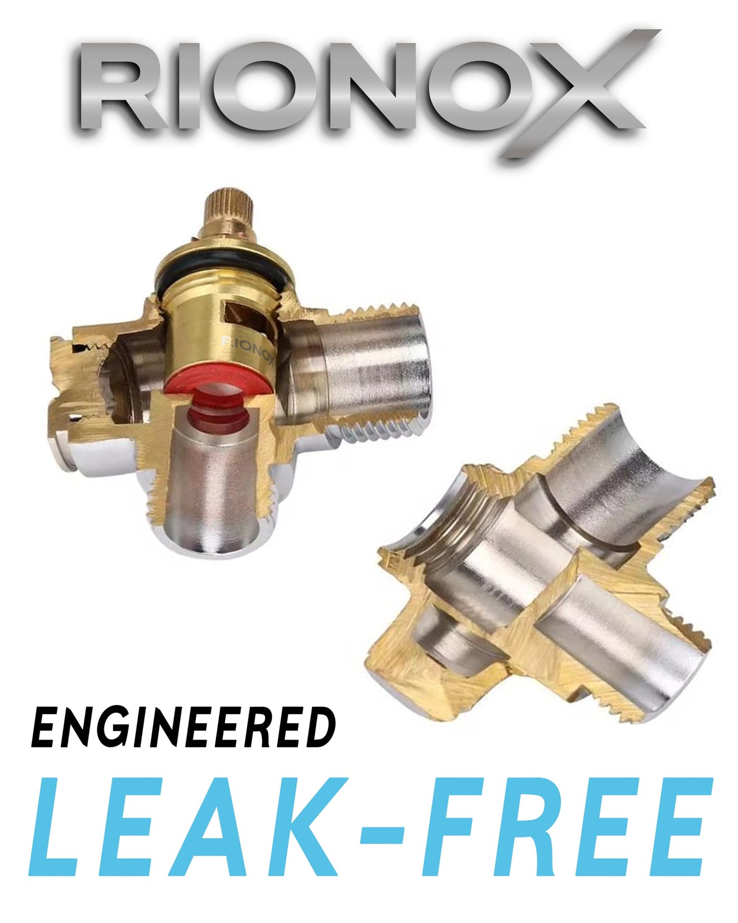 Rionox Handheld Bidet Sprayer Kit - Adjustable Water Pressure Jet for Toilet, Bidet for Toilet, Easy Installation, Quality Stainless Steel, Durable Internals, Leakproof Design (Brushed Nickel)