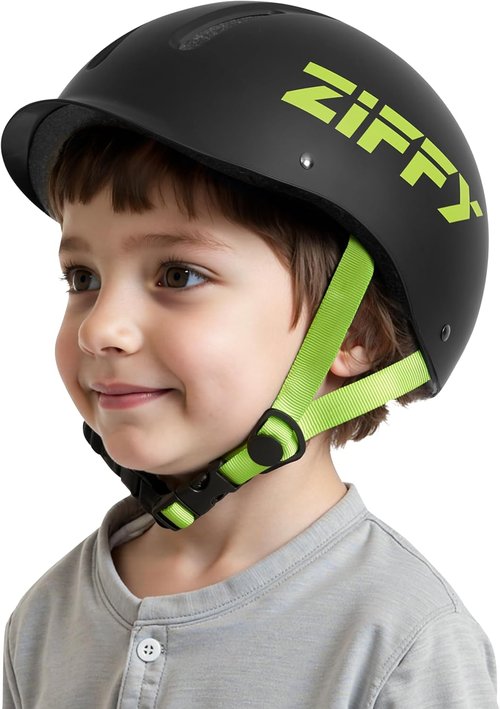 Jova ZIFFY Kids Bike Helmet - Adjustable & Lightweight Safety Certified Scooter Helmet | 2 Sizes, 4 Colors