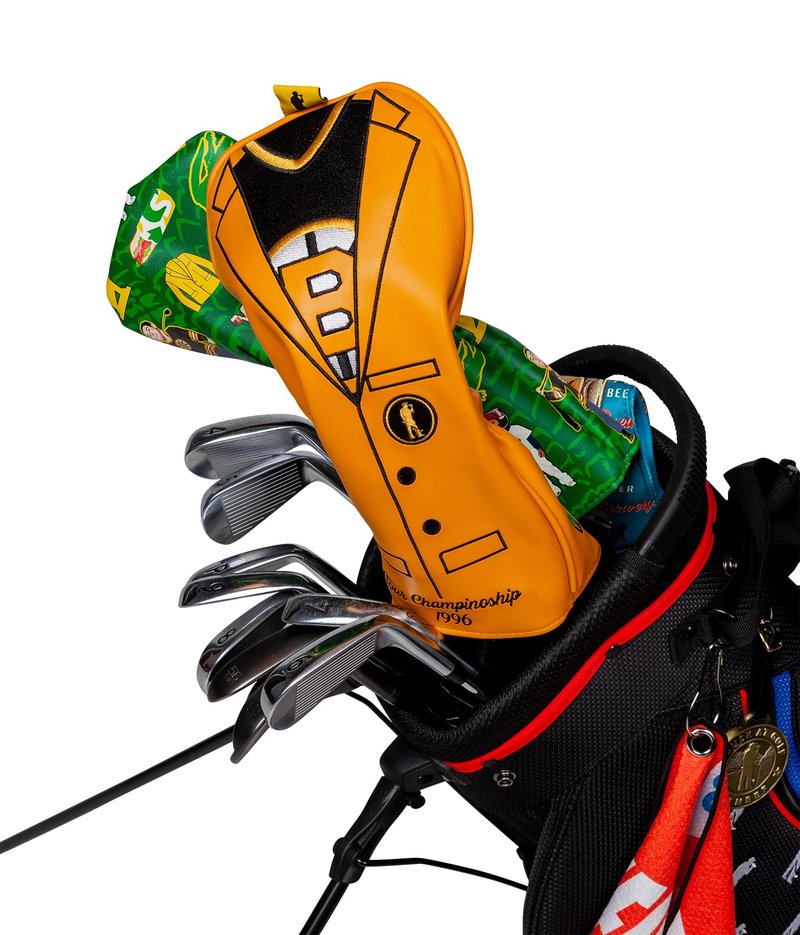 U SUCK AT GOLF Expertly Crafted Synthetic Leather Golf Head Cover - Ideal for Woods and Drivers - Tour Quality Golfing Accessories with Unique Designs - Perfect Christmas or Father’s Day Golfing Gift
