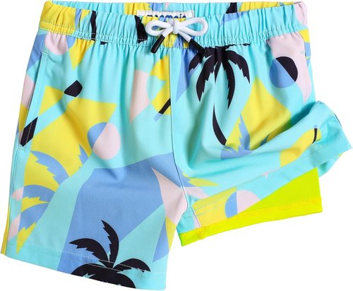 Maamgic Boys Swim Trunks - Comfortable Compression Liner Toddler Swim Shorts | Stretchy Fit