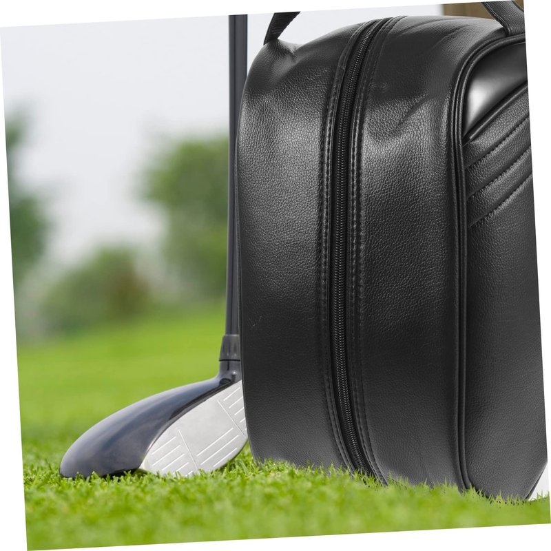 Hemoton Waterproof Golf Shoe Bag 12.59X9.05X5.11In Outdoor Zipper Shoes Storage Carrier for Travel Sports Cycling Football Tennis