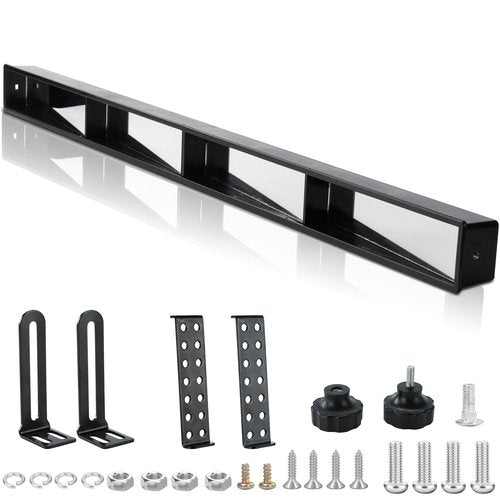MIXOPOLY Golf Cart Rear View Mirror 4 Panel Universal for Yamaha EZGO Club Car, Wide Angle View Wink Mirror, Eliminate Blind Spots