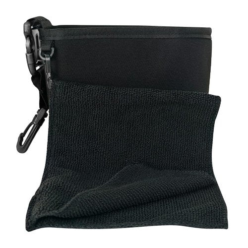 HIOBptee Portable Golf Club & Ball Cleaning Kit - Golf Cleaning Pouch with Towel, Lightweight Hanging Golf Accessory for Bag