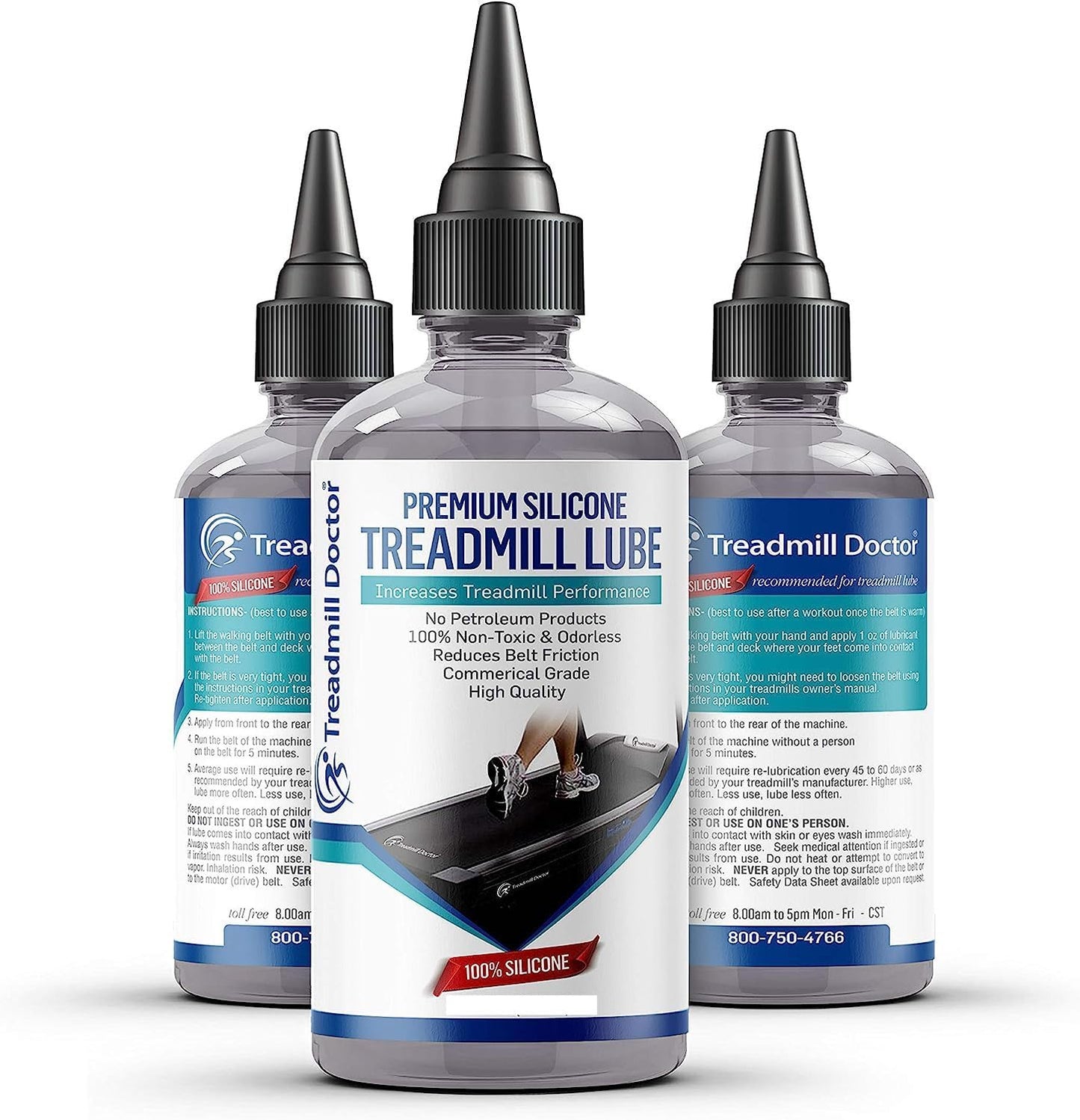 Treadmill Doctor Premium Walking Belt Lubricant - 4.1 oz for Smooth Performance