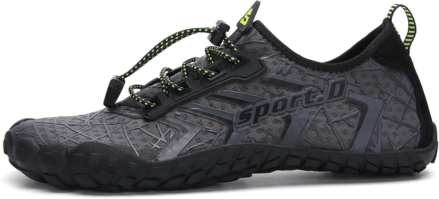 UBFEN Aqua Swim Shoes - Quick Dry Water Shoes for Men & Women | Ideal for Beach, Boating & Diving