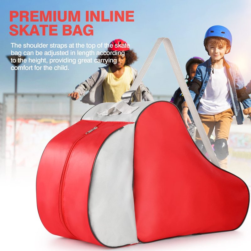 Likein Adjustable Roller Blades for Boys Girls with Skate Bag, Light-Up Inline Skates with 8 Illuminating Wheels, Roller Skates for Beginner Kids, Men, Women