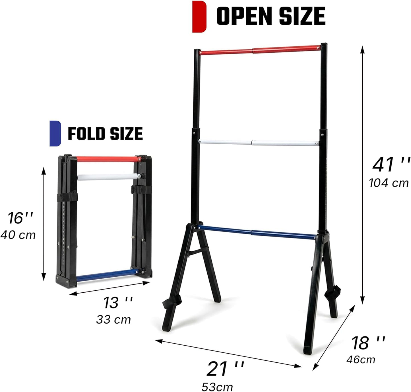 Steel Ladder Ball Game Set - Assembly-Free Ladder Toss with 6 Bolas, Scorekeeper & Carry Case | Outdoor Fun for Family