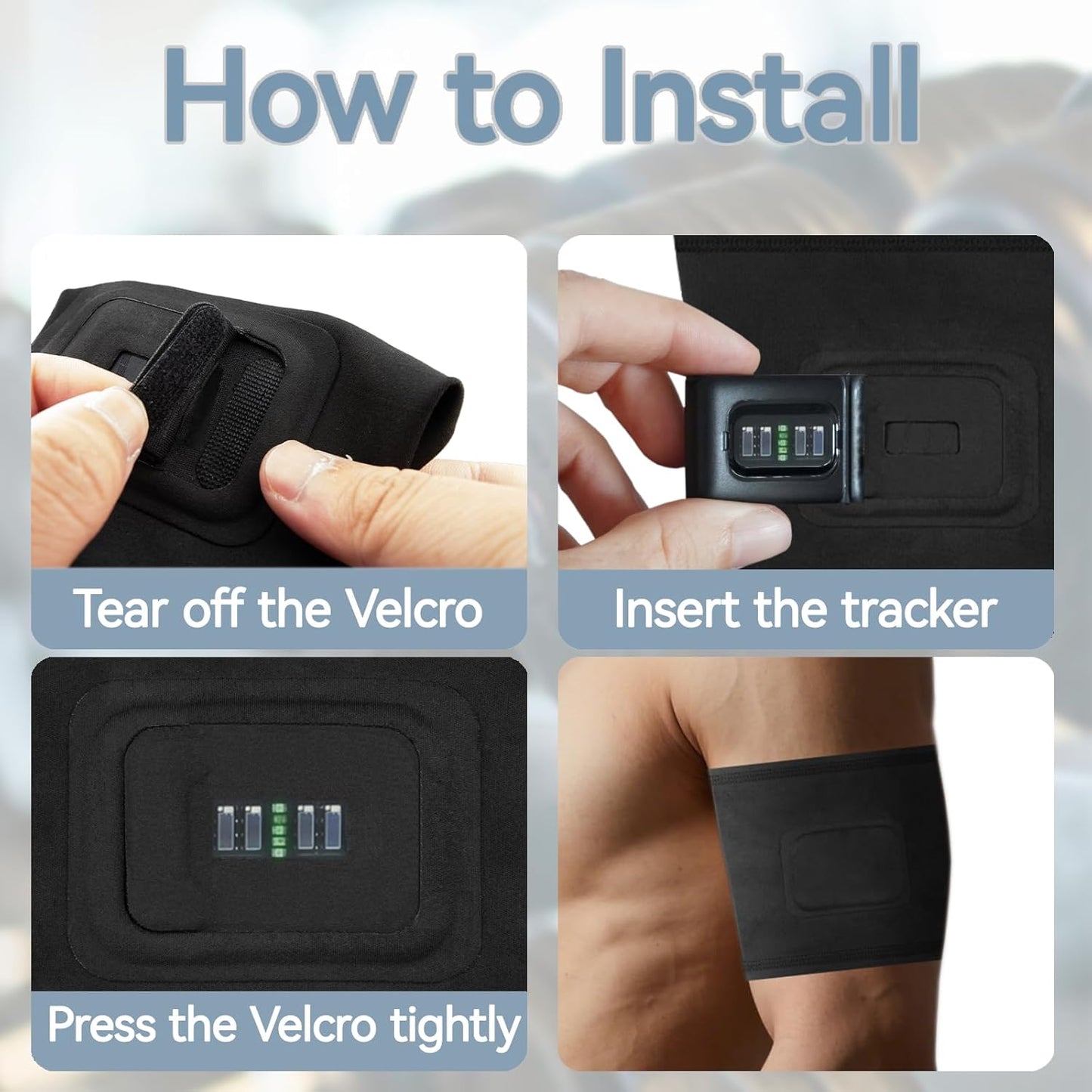 Whoop Arm Sleeve Accessory - Compatible with Whoop 5.0 & 4.0 | Fitness Tracker Protection & Style