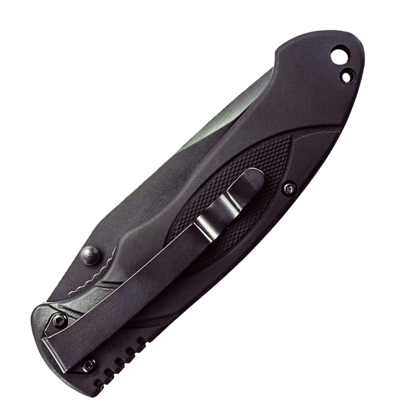 Smith & Wesson Extreme Ops SWA25 7.8in High Carbon S.S. Folding Knife with 3.3in Clip Point Blade and Aluminum Handle for Outdoor, Tactical, Survival and EDC