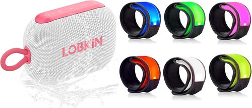 LOBKIN LED Safety Bracelets - Reflective Slap Armband for Kids | Night Walking & Running Light