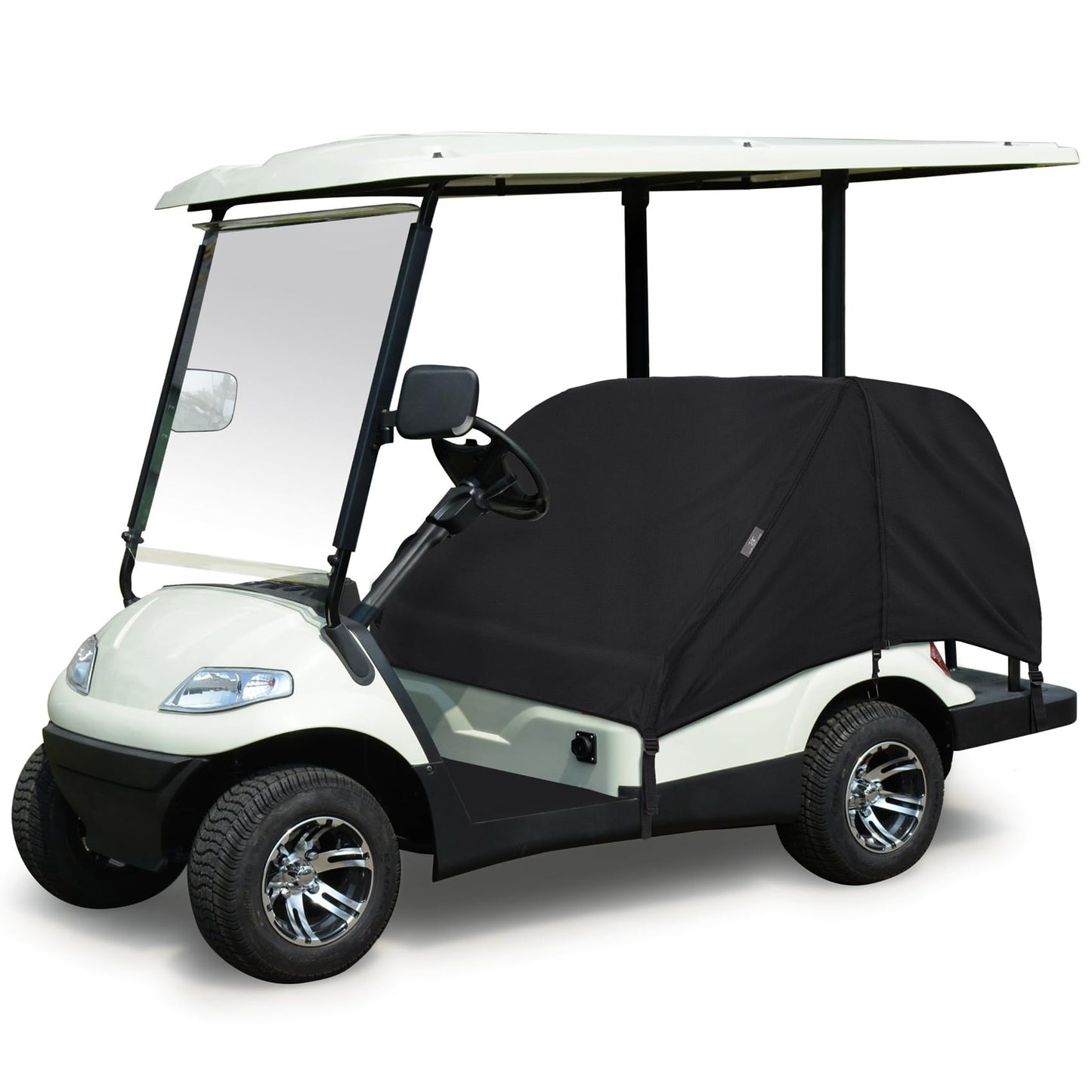 Explore Land Waterproof Golf Cart Seat Cover for 2+2 Passenger UV Resistant Seat Protector - Universal Fit for Most Golf Carts