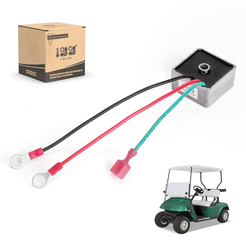 10L0L Golf Cart Voltage Regulator fit EZGO TXT & RXV 1994-UP Gas, Replace OEM 27739-G01, 27739G01