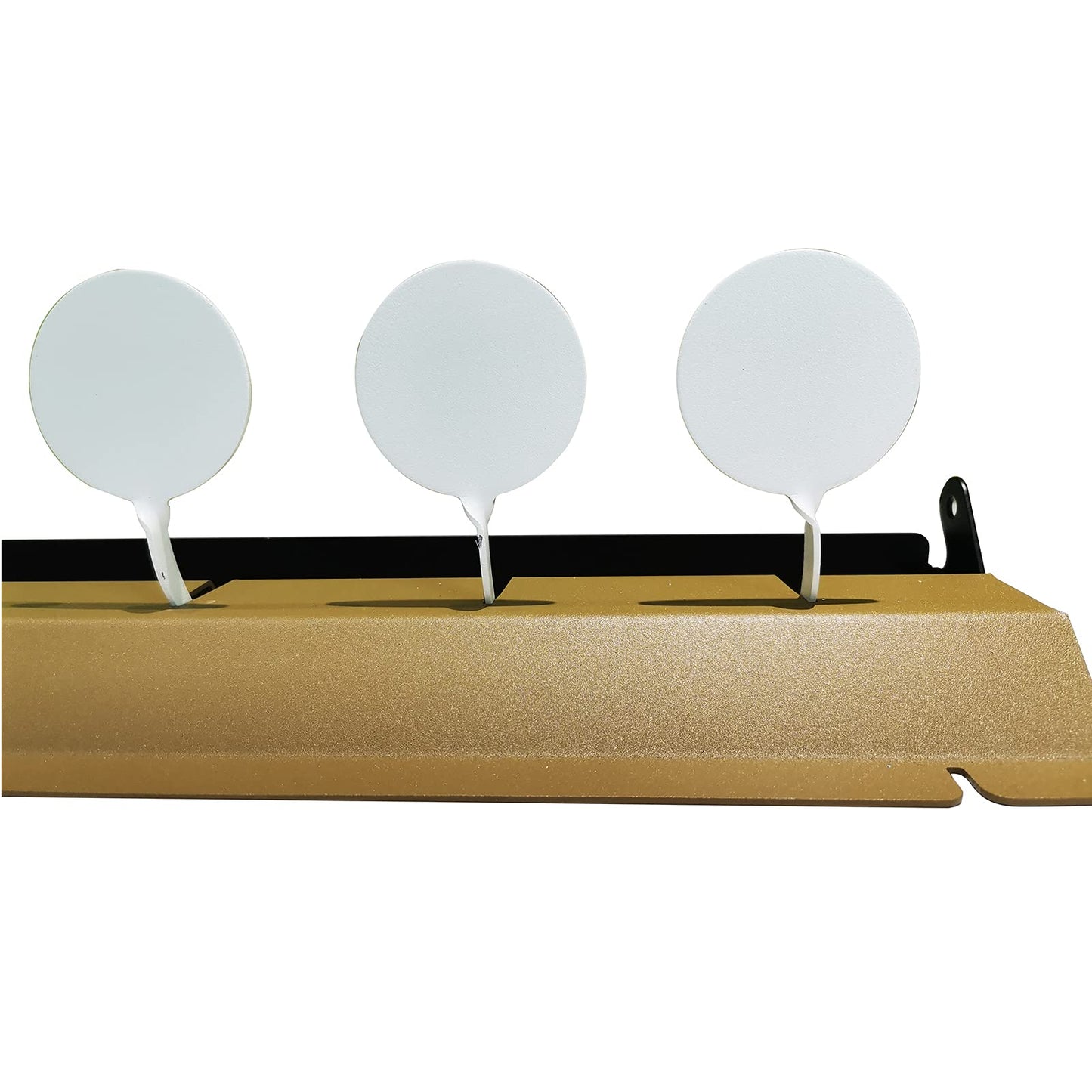 Atflbox Resetting Metal Shooting Target Stand with 5 Steel Plates for Pistol Airsoft BB Guns for Outdoor and Indoor(Rectangle)