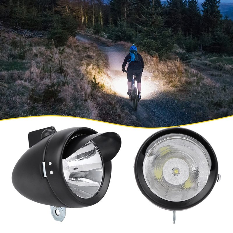 Vintage Light, Classical Vintage LED Headlight Retro Front Headlight Vintage Light with Visor and Frame