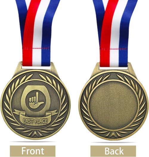 Last Place Medal by [Brand Name] - 3 Inch Toilet Seat Trophy | Fun Prize for Tournaments & Sports Events