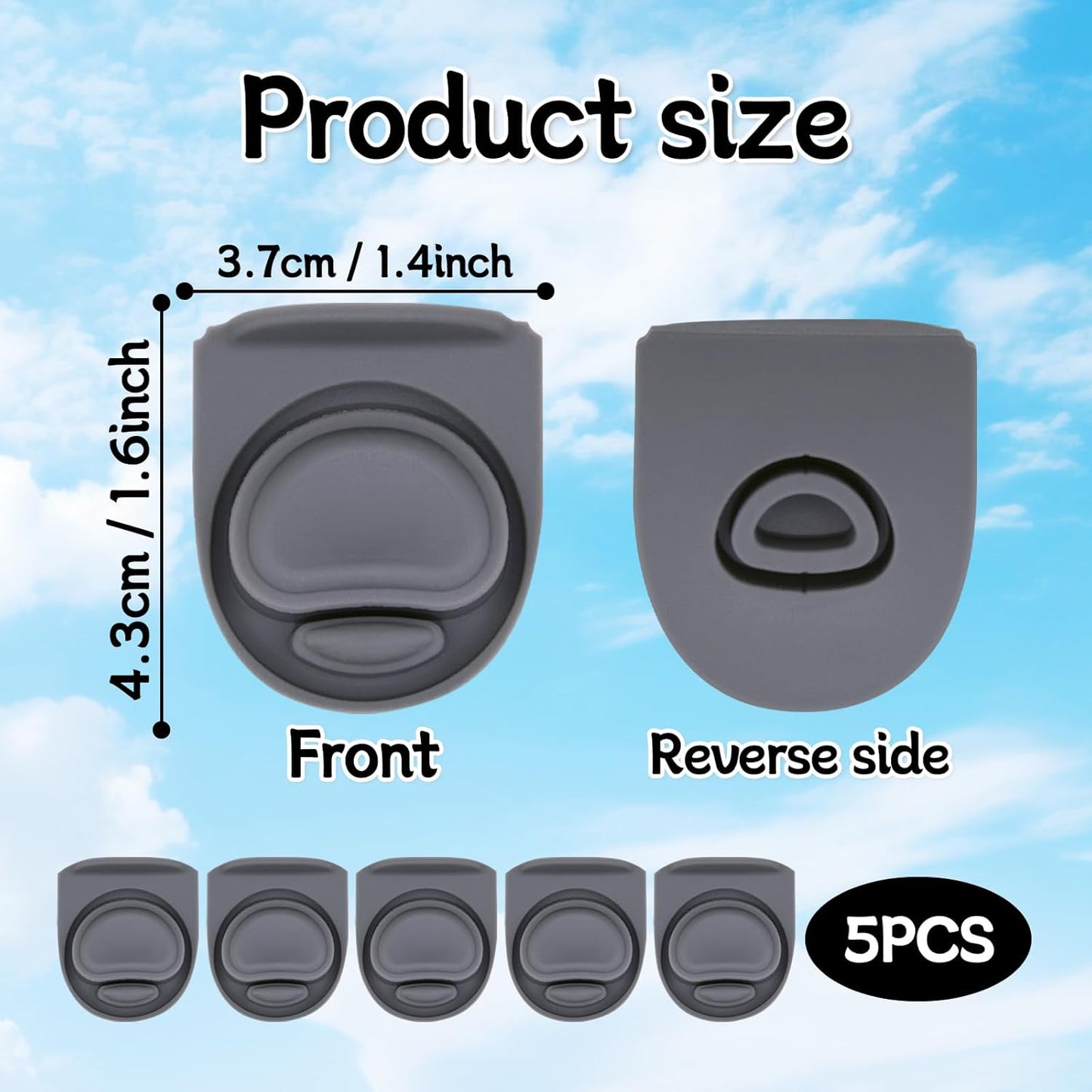 Owala | Replacement Lid Rubber Seal Gasket - 5 Pcs for FreeSip Water Bottles (24/32 oz)