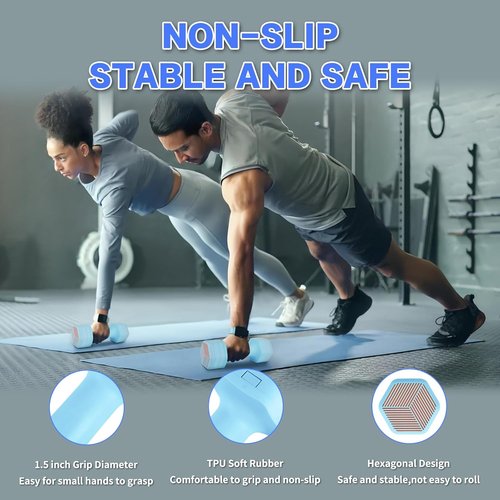 HXD-ERGO Adjustable Dumbbell Set - 15 in 1 Quick Change Weights, 55/110 LBS, Anti-Slip Grip for Home Gym