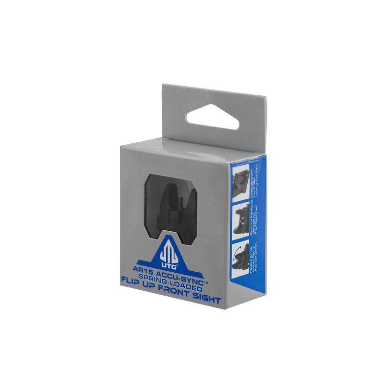 UTG ACCU-SYNC Spring Loaded Flip-up Front Sight , Black