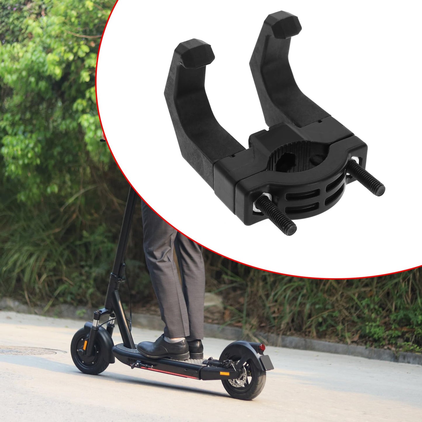 SG Store Electric Scooter Front Hook Electric Vehicle Front Hanger Double Hook Multifunctional Hook for Bicycles Electric Cars Motorcycles 19mm-39mm Handlebars