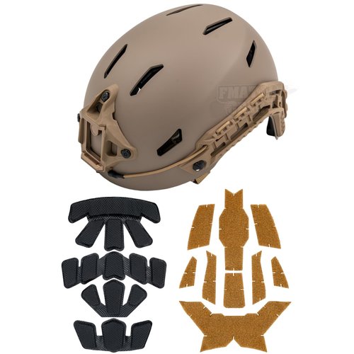 FMATAL GEAR FMA CM Bump Helmet Fast Airsoft Helmets Tactical for Paintball Outdoor Sports Hunting Shooting (TAN, M/L)