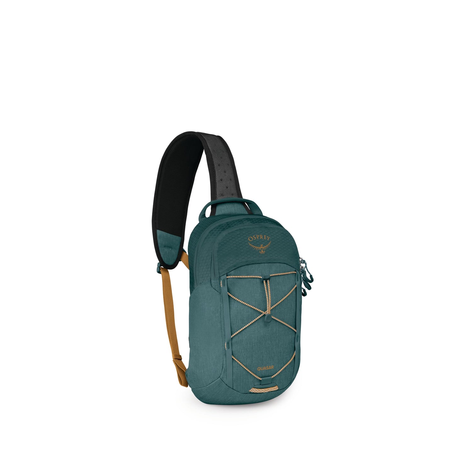 Osprey Quasar Shoulder Sling Bag - Everyday Crossbody Backpack with Laptop Sleeve, Bottle Pocket, & Phone Pocket, Torrent Blue Heather