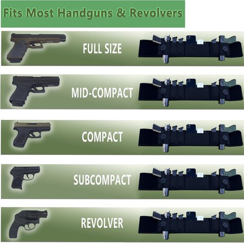 3-in-1 Holster by ComfortFit - Breathable Neoprene Waistband for Glock, Smith & Wesson, Taurus & More - Unisex Design