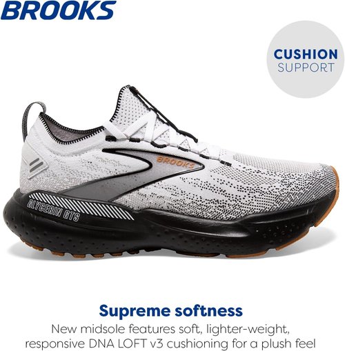 Brooks Men's Glycerin Stealthfit GTS 21 - Supportive Running Shoe for Ultimate Comfort
