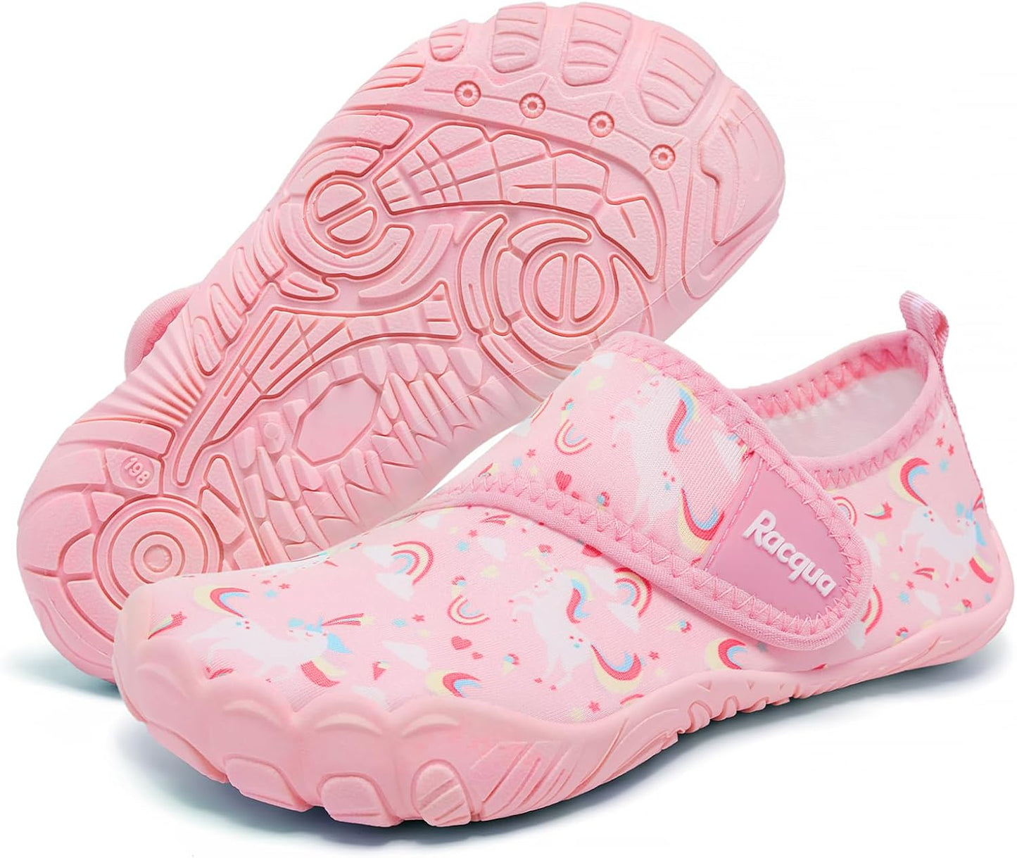 Racqua Kids Water Shoes - Quick Dry Barefoot Aqua Sneakers for Little & Big Kids | Lightweight & Comfortable