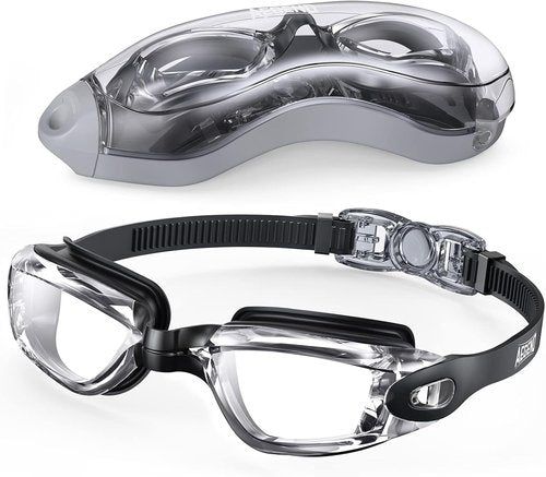 Aegend Swim Goggles - No Leak Design for Adults & Youth | Comfortable Fit & Full Protection