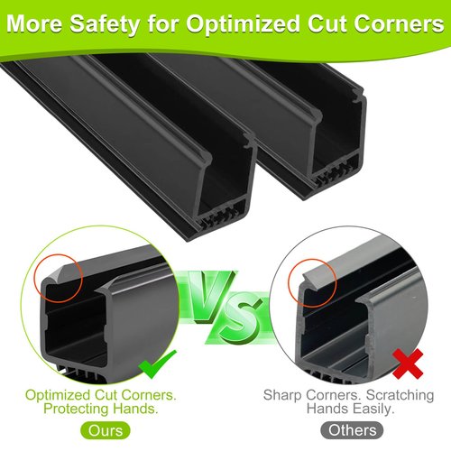 Golf Cart Windshield Clips Retaining Sash Kit for EZGO TXT DCS PDS 1994-2013, Fit 3/4” Struts Tube OEM EGWHC12, EGWHC10 618485 (Not Fit EZGO RXV)