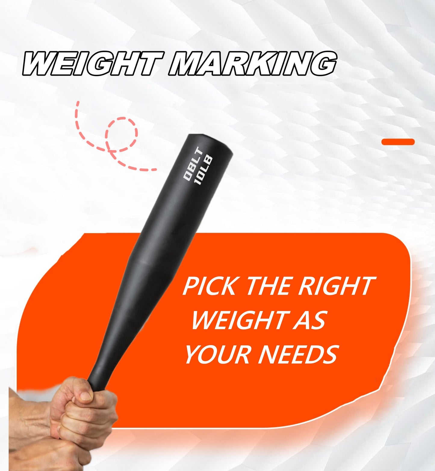 OBLT FIT Indian Clubs for Training- 5LB 10LB 15LB Club Bell for Fitness, Steel Club for Exercise, Steel Macebell for Functional Grip Strength Training (10)