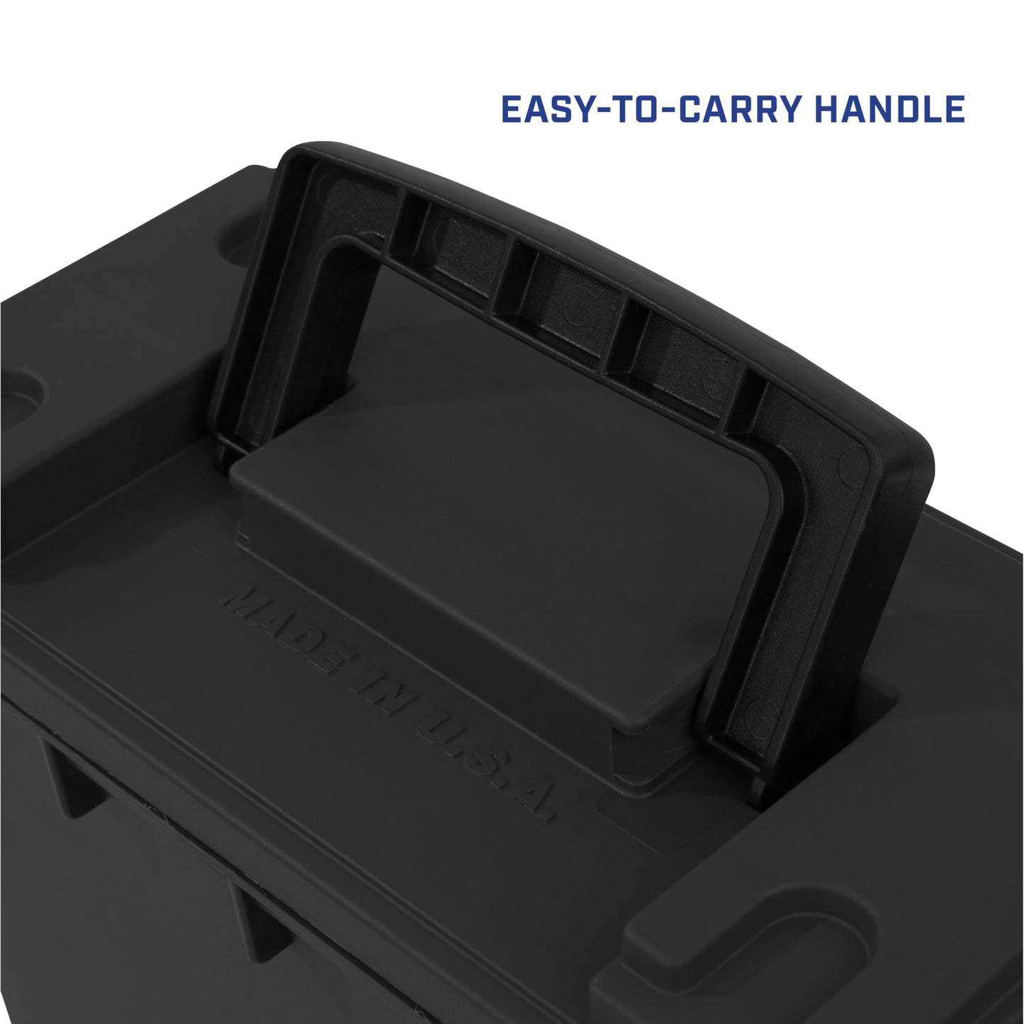 Sheffield 12629 Ammo Storage Box, .30 Cal Field Boxes, Lockable Storage Box with Handle, Secures Hunting Gear, Supplies, and Bullets, Made in USA