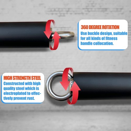 KORIKAHM LAT Pull Down Bar - Non-Detachable Cable Attachment for Weightlifting | Gym Equipment