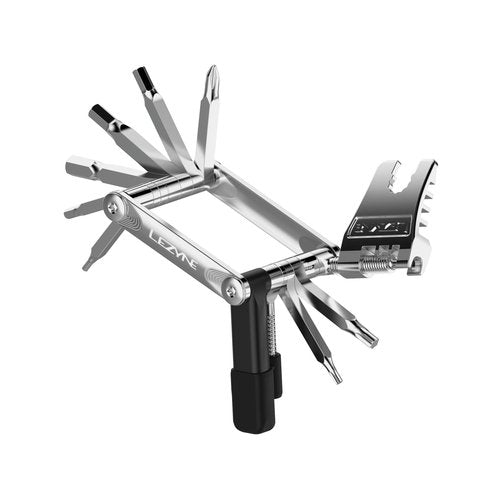 LEZYNE SV PRO 17 Bicycle Multi-Tool, Alloy Side Plates, Stainless Steel Bits, Hex 2/3/4/5/6mm, T10/T25, Phillips, Chain Breaker, Bike Tool