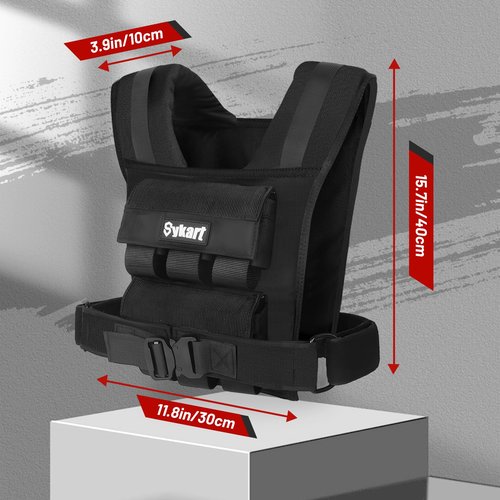 Weighted Vest Men 26lbs | 35lbs | 45lbs, Weighted Workout Vest With Removable Iron Weights, Weight Vest for Men and Women, Heavy Duty Weighted Exercise Vest for Strength Training Running Walking (26lbs)