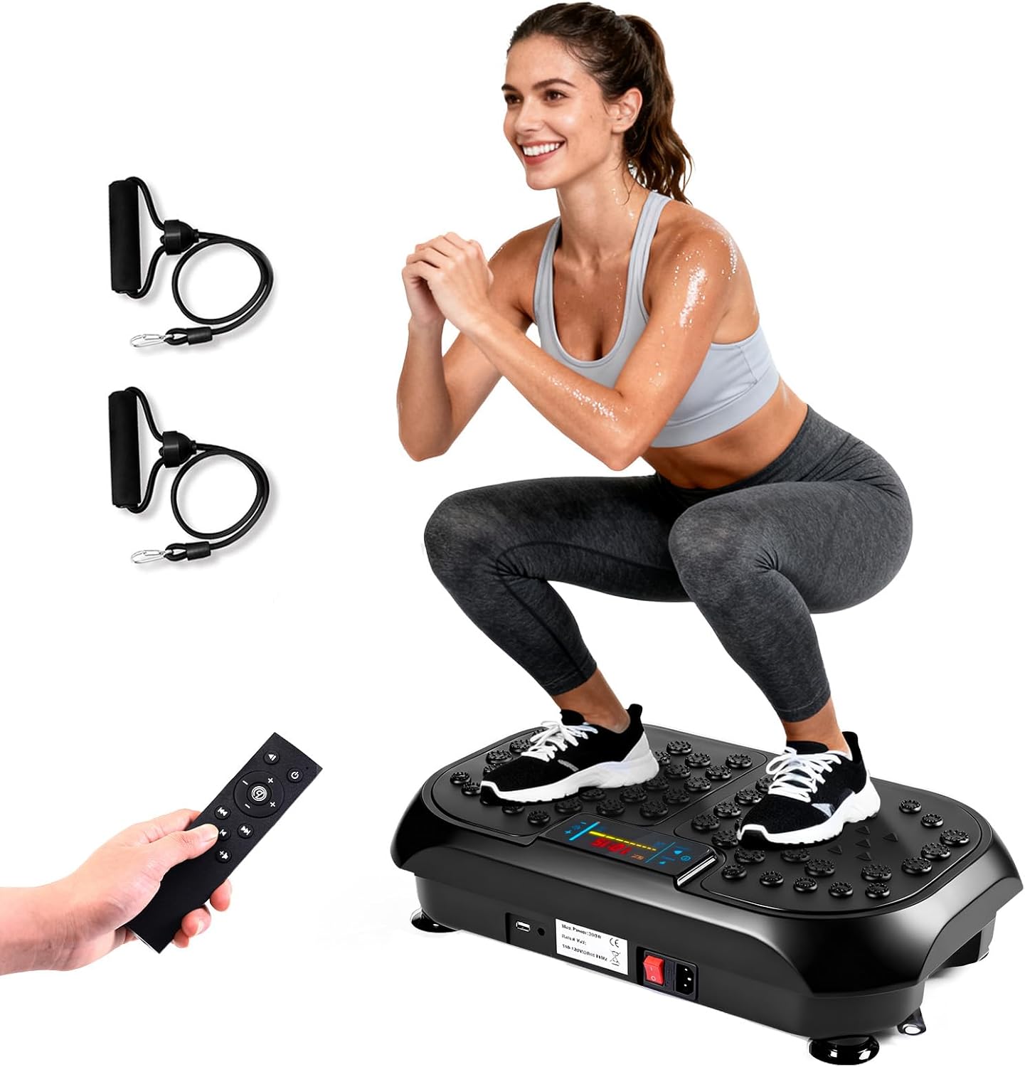 Skiennix Vibration Plate Exercise Machine - Full Body Fitness Platform for Lymphatic Drainage | Weight Loss Support