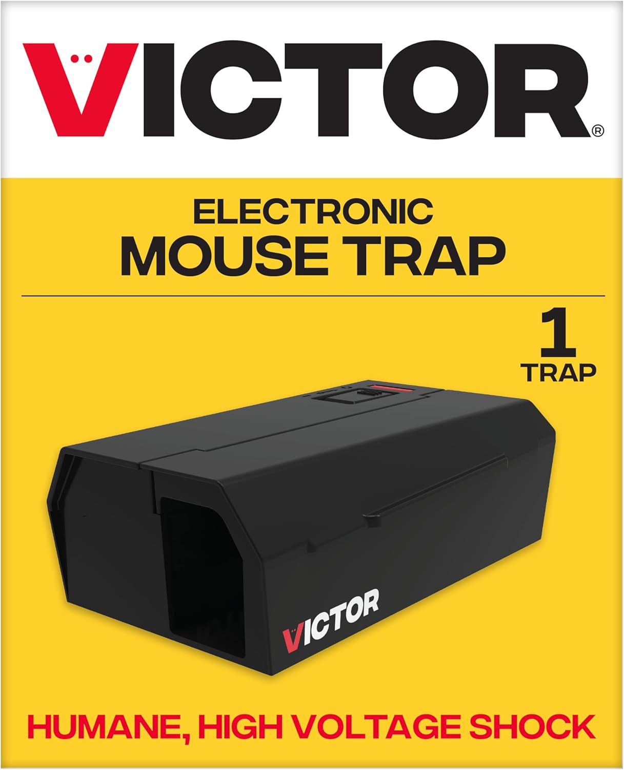Victor Electronic Mouse Trap - Humane Indoor Mouse Control - No Touch Design, M250B