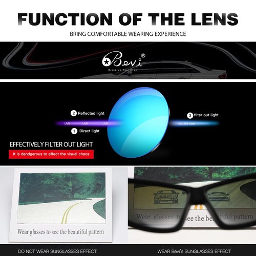 Bevi Polarized Sports Sunglasses Ultralight TR90 Frame Glasses Flexible and Durable for Men Women Sun Glasses 2701C9