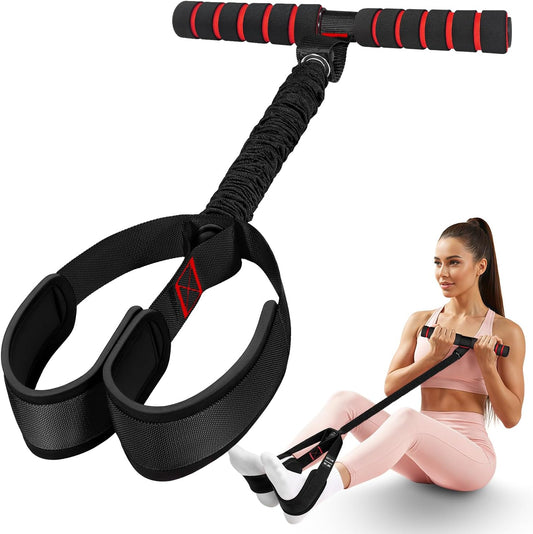 Skiennix Pedal Resistance Bands - Upgrade Women’s Exercise Bands for Full Body Training | Core, ABS, Legs, Glutes, Arms