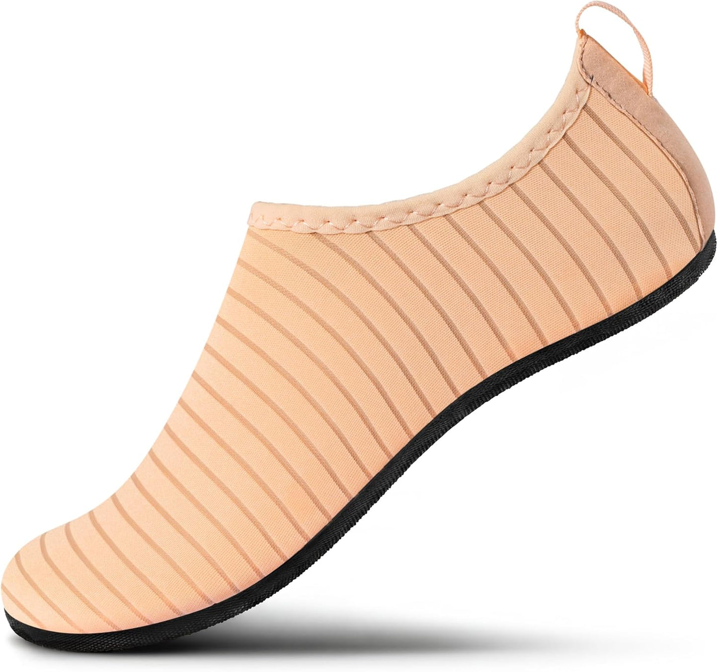 SEEKWAY Water Shoes - Quick-Dry Aqua Socks for Adults | Non-Slip Barefoot Design in Black
