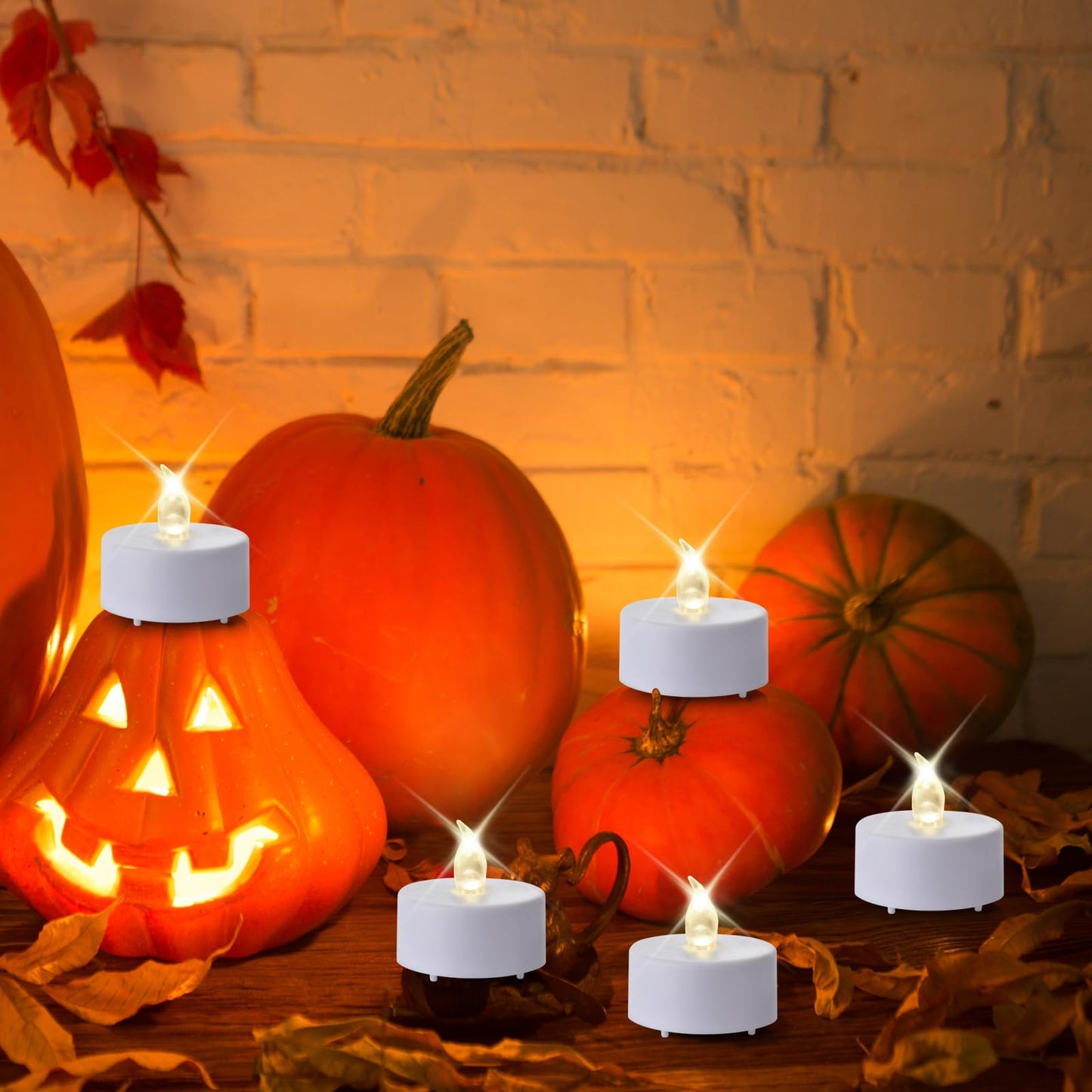 xiangpeng Tea Light Candles with Remote Control,12pack Flickering Flameless LED Candle,Long Lasting 400+Hours,Battery Operated with Timer for Home Decoration Seasonal &Festival Celebration WarmWhite