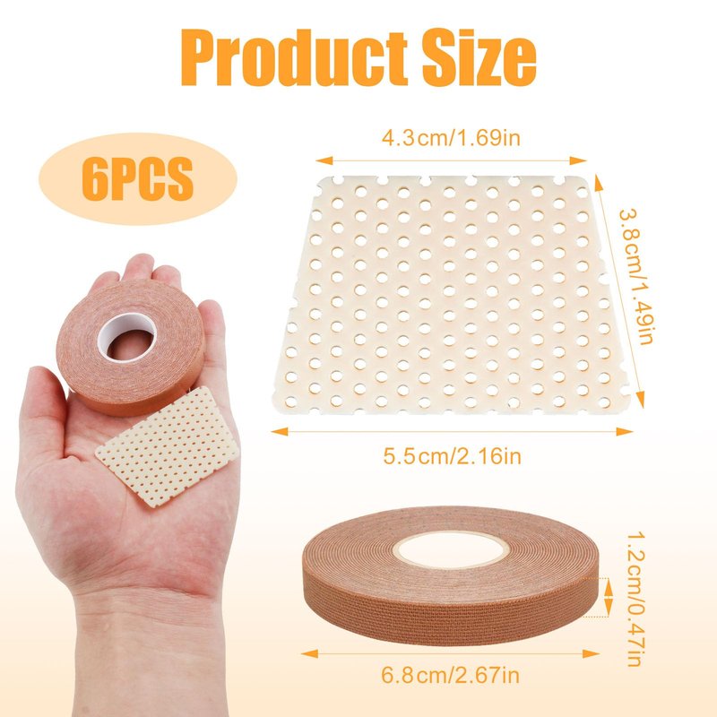 Thermoplastic Nasal Splint & Facial Lift Tape,Alcohol-Free,Electricity-Free Nose Fixation&Lifting Kit,Reusable Trapezoidal Nose Clip&Elastic Bandage,Beauty Care Accessories for Daily Use (6-Piece Set)